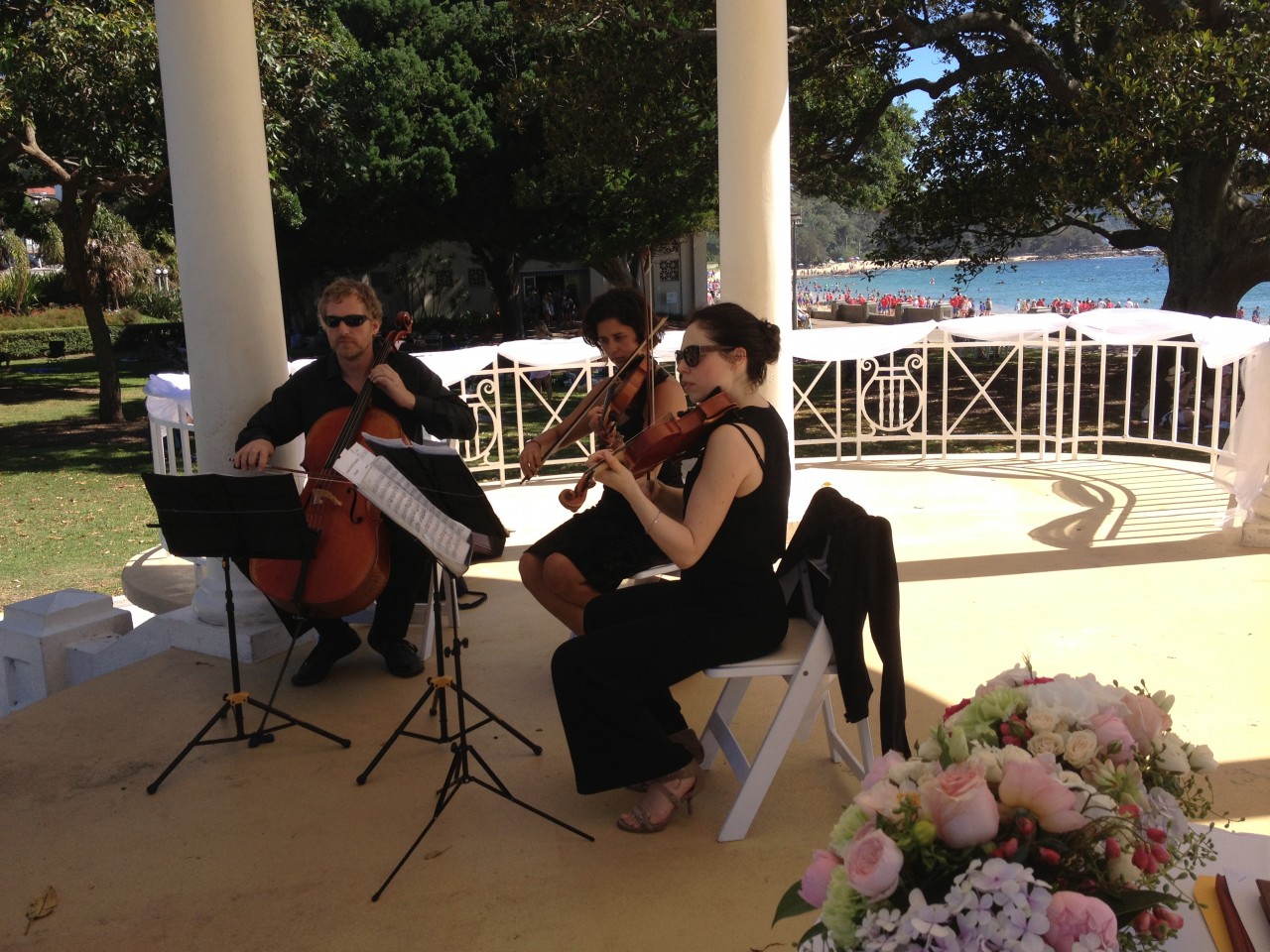 Musicians at the ceremony